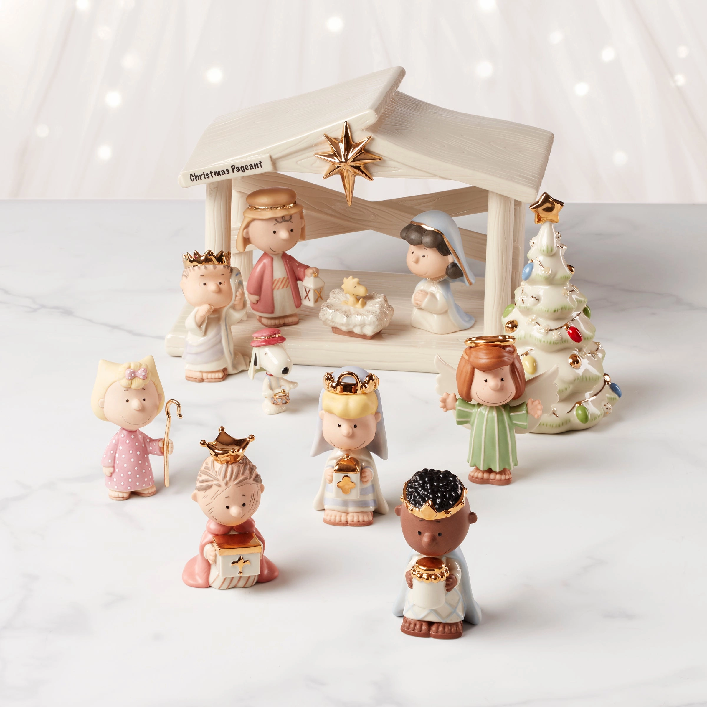 Peanuts Christmas Pageant 3 Kings Figurine
