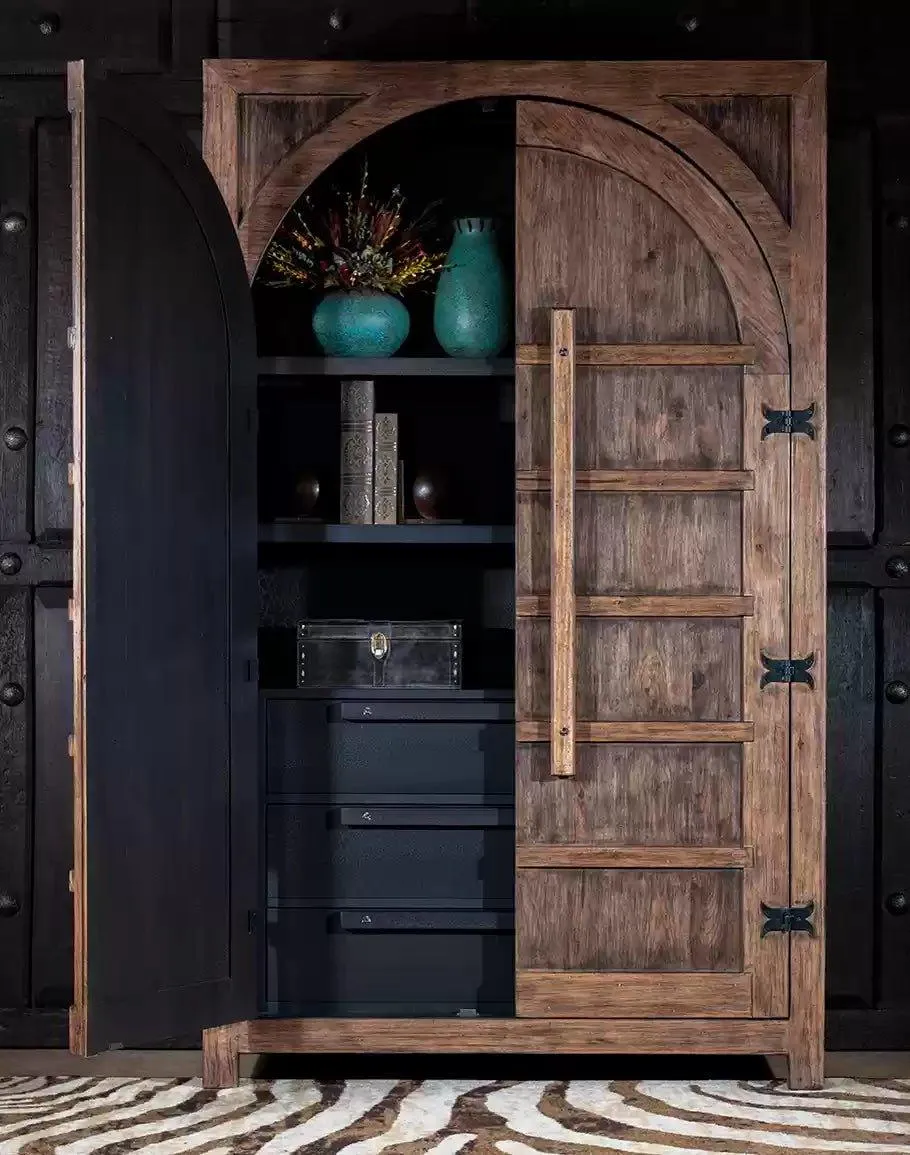 Pecky Hickory Grande Armoire