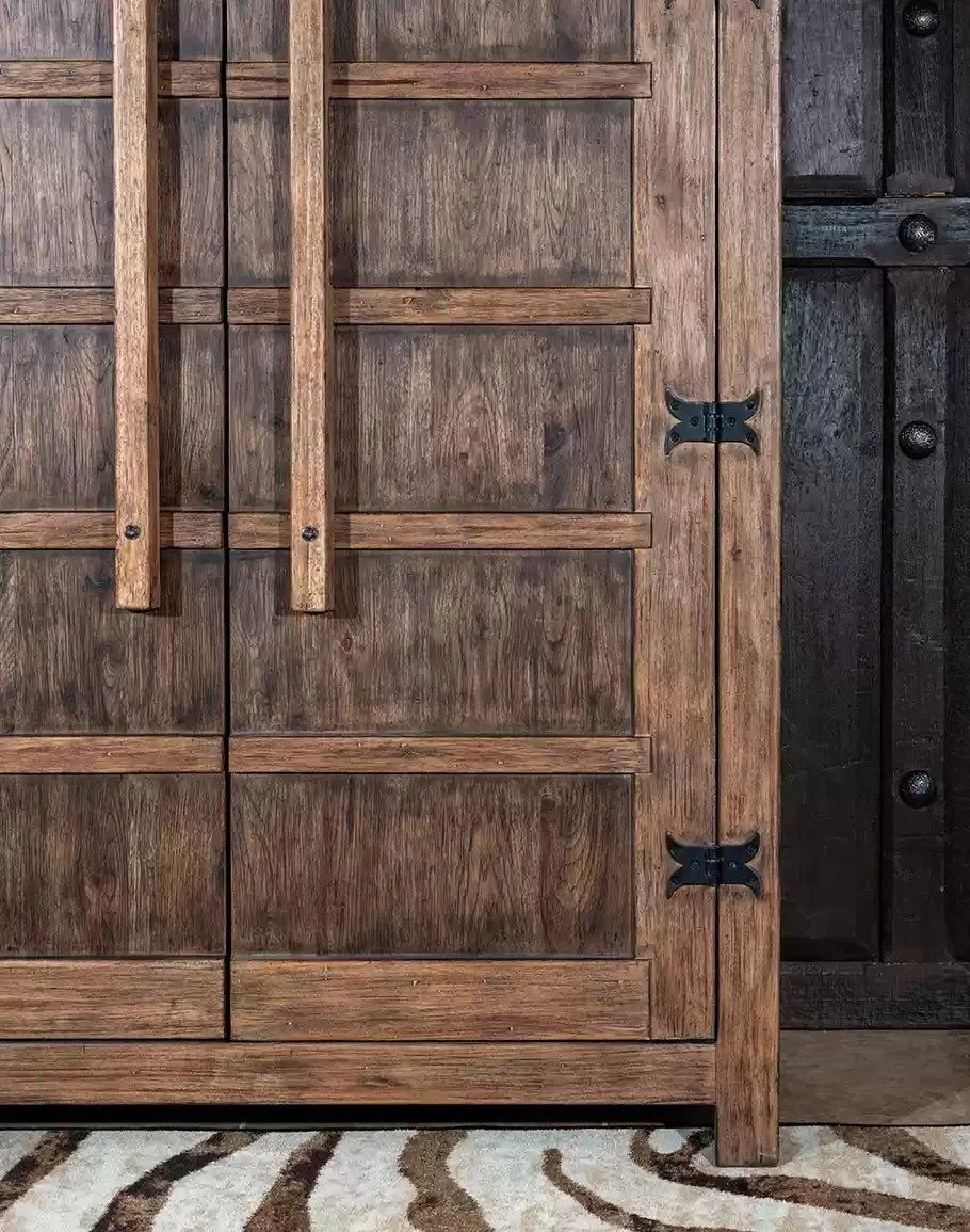 Pecky Hickory Grande Armoire