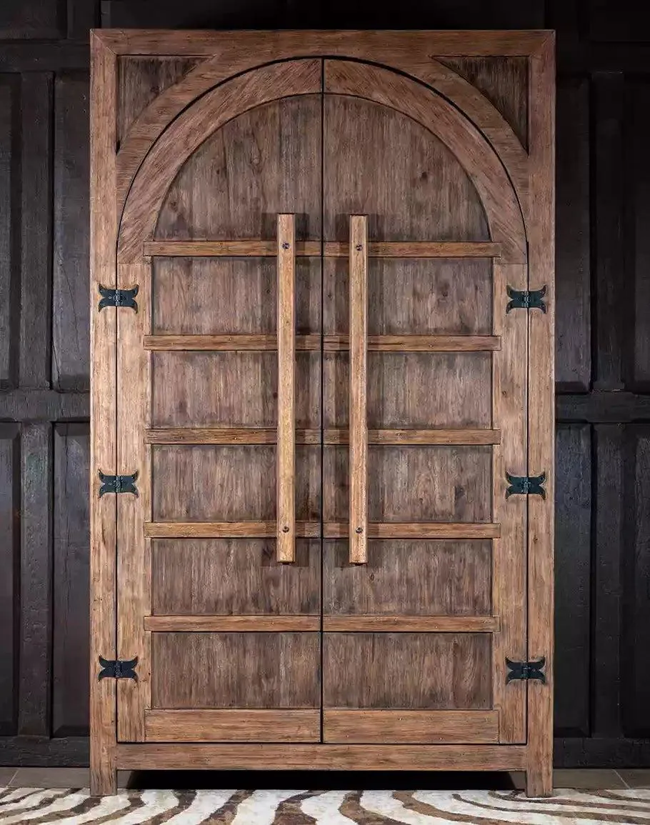 Pecky Hickory Grande Armoire bedroom furniture, nightstand