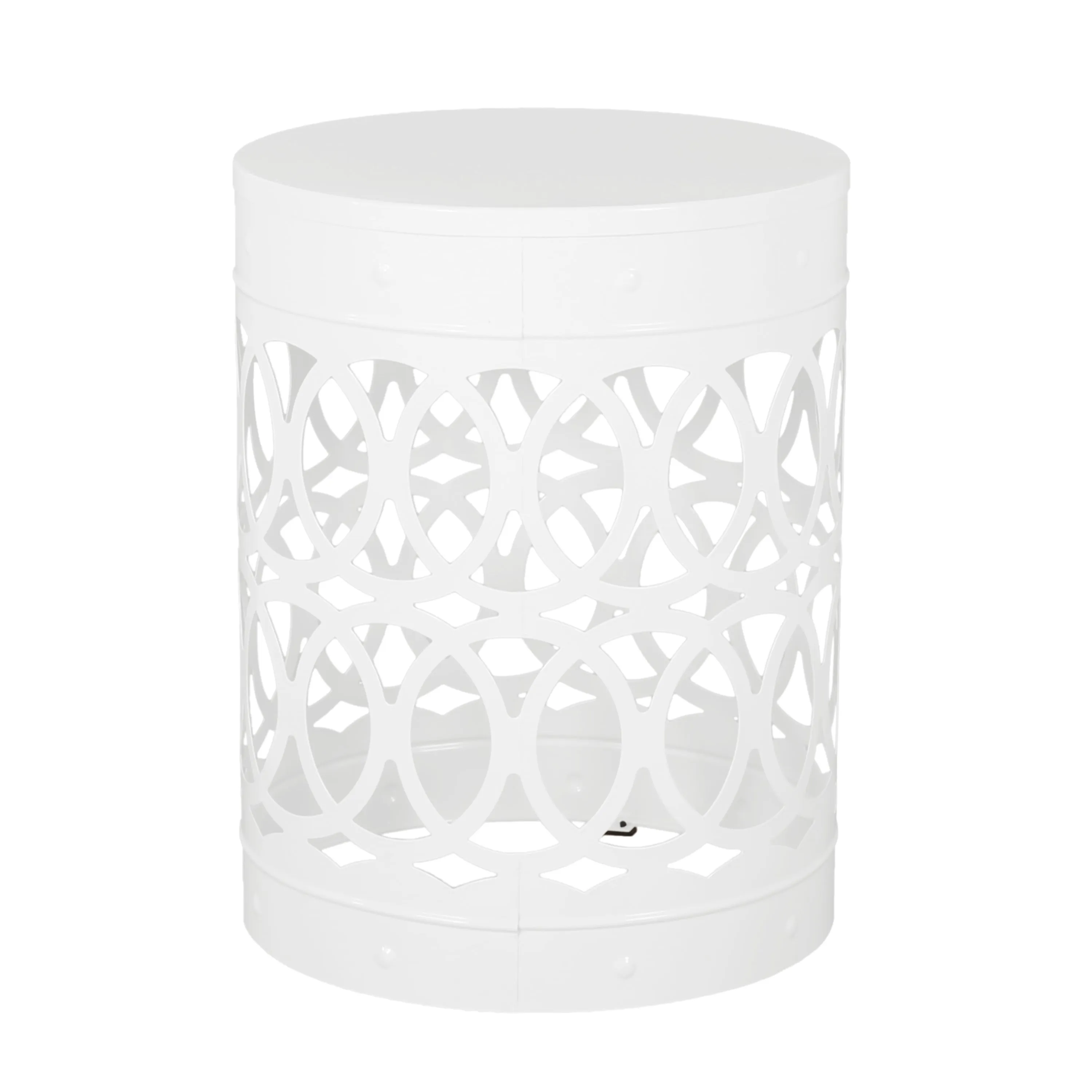 Pellerin Outdoor Metal Side Tables, Set of 2