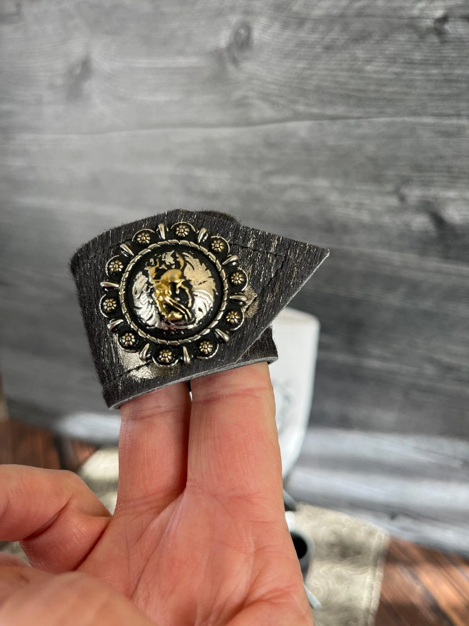 Pendleton Let 'er Buck Leather Napkin Rings