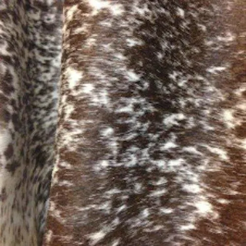 Peppered Cowhide Bar Stools