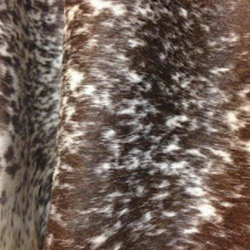 Peppered Cowhide Bar Stools