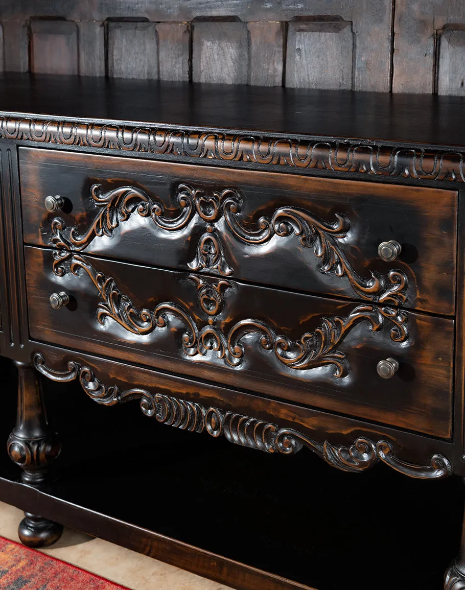 Peruvian Hand Carved Bonita Buffet