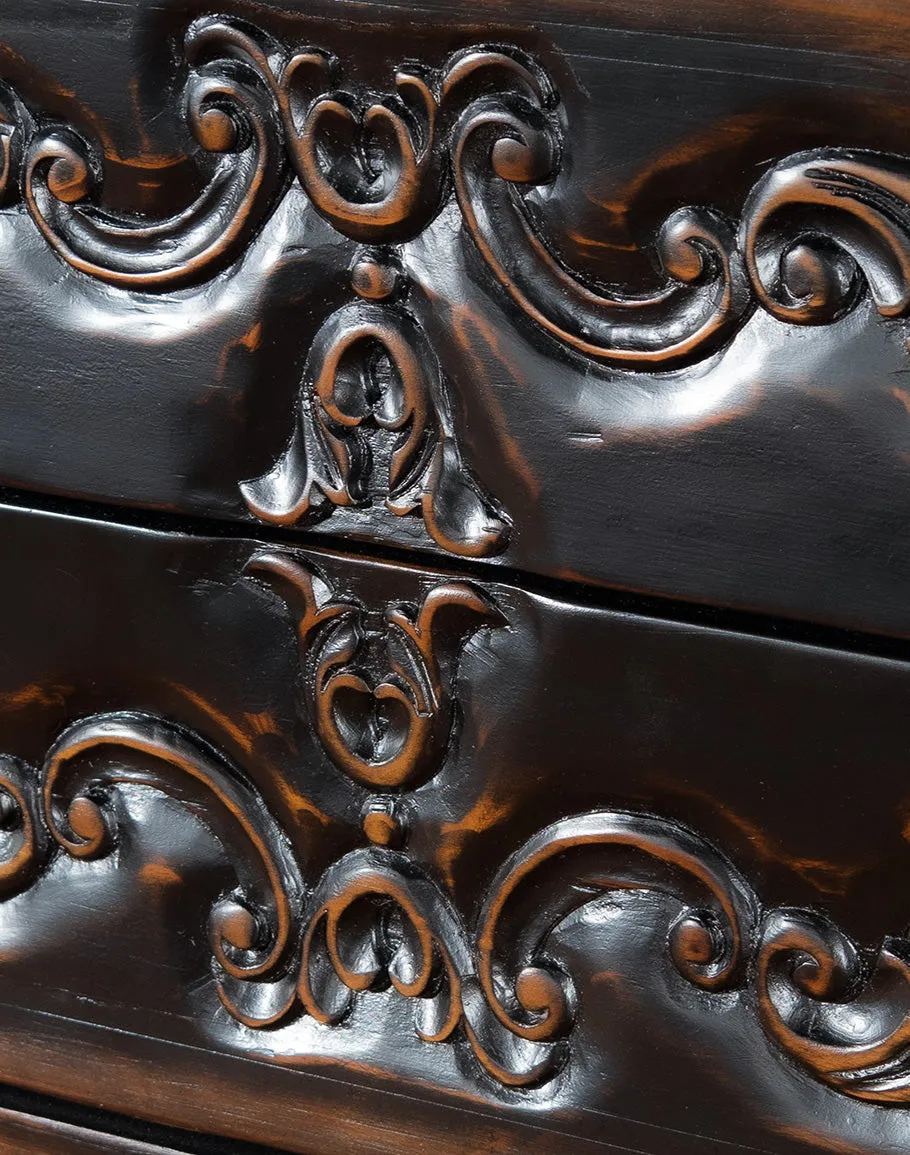 Peruvian Hand Carved Bonita Buffet