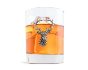 Pewter Elk Double Old Fashioned Glasses toilet seat cover, slow close seat