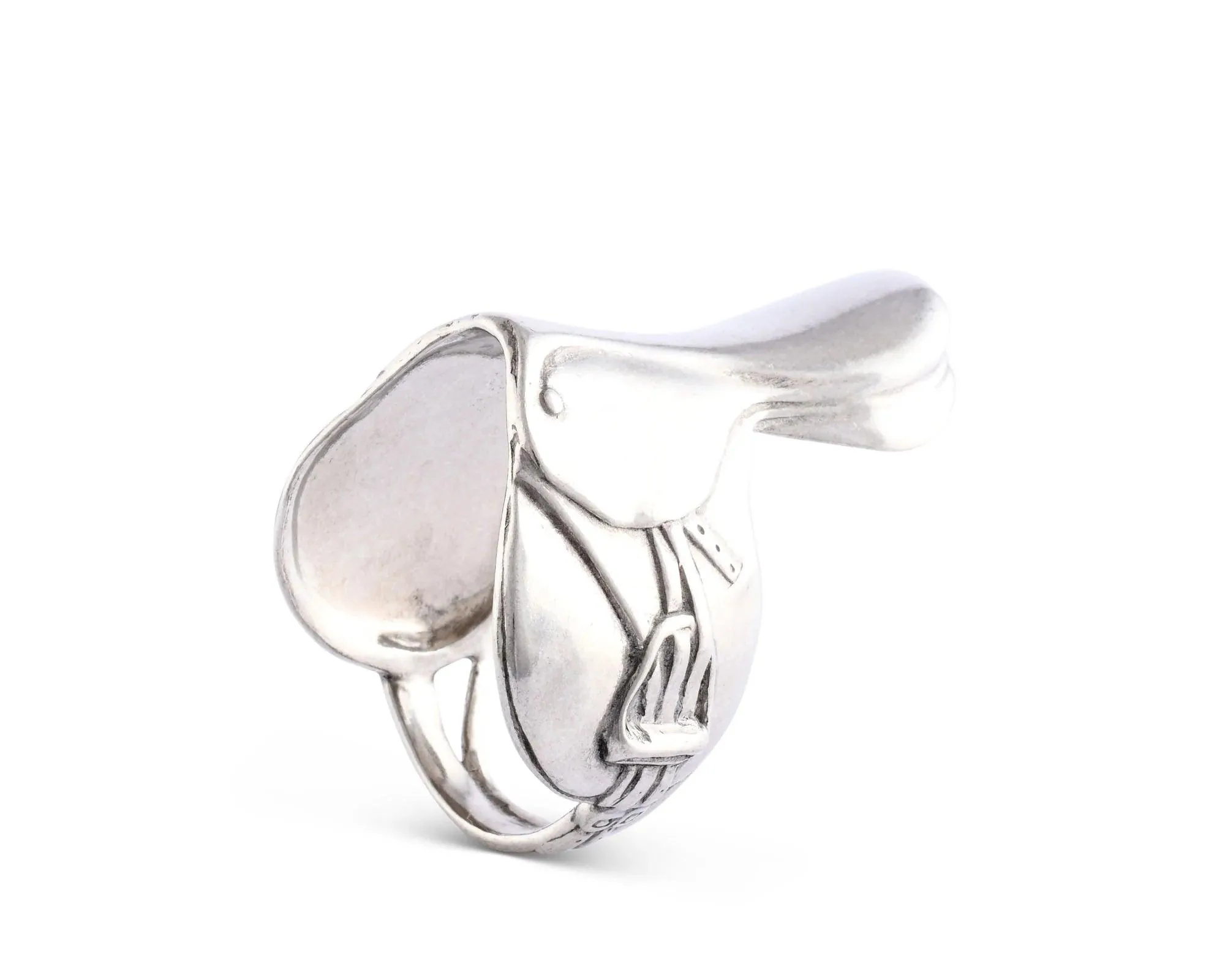 Pewter  English Saddle Napkin Ring