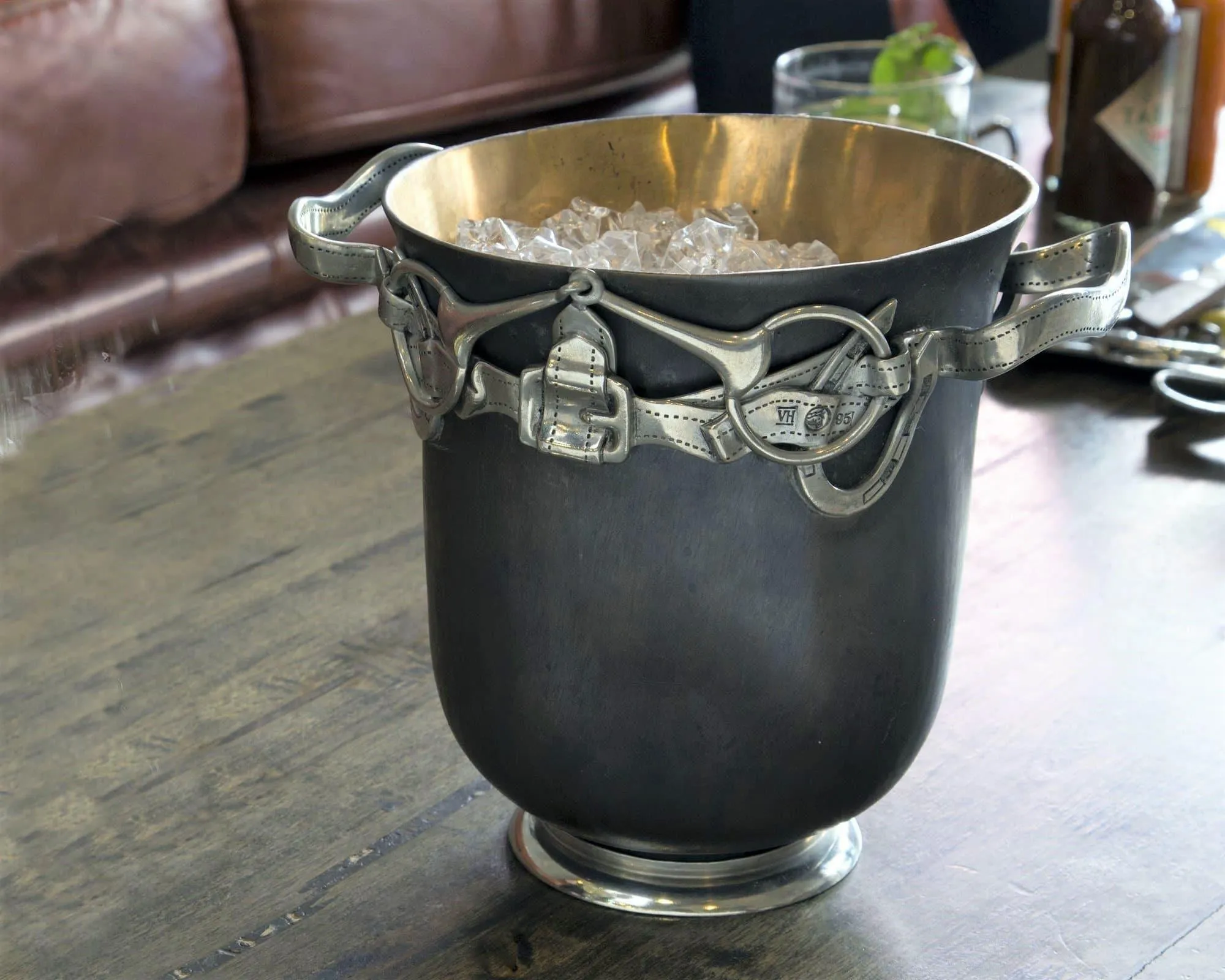 Pewter Snaffle Bit Ice Scoop