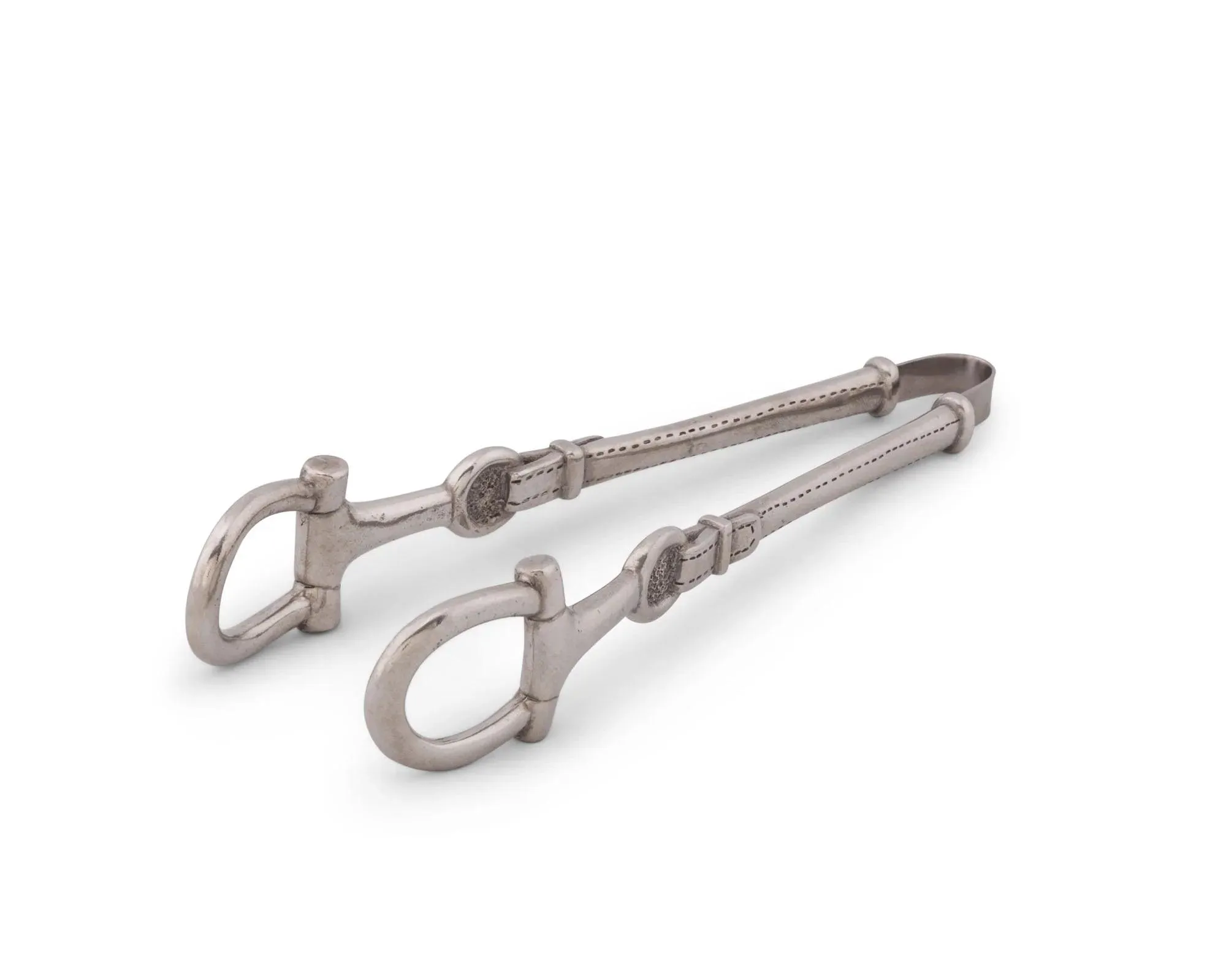 Pewter Snaffle Bit Ice Tongs