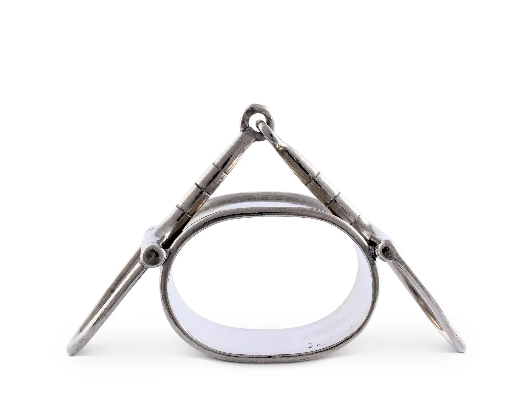 Pewter Snaffle Bit Napkin Ring