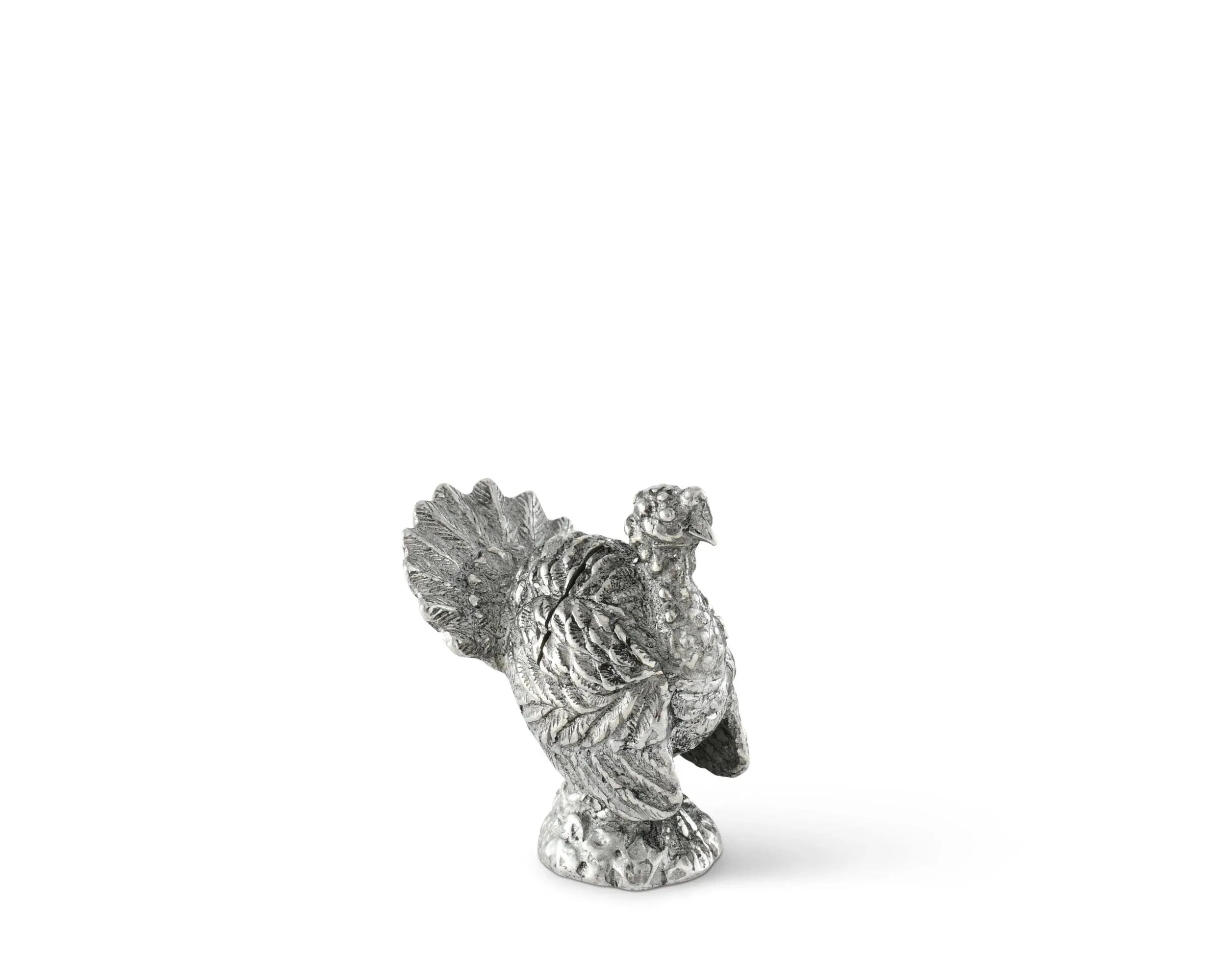 Pewter Turkey Place Card Holder