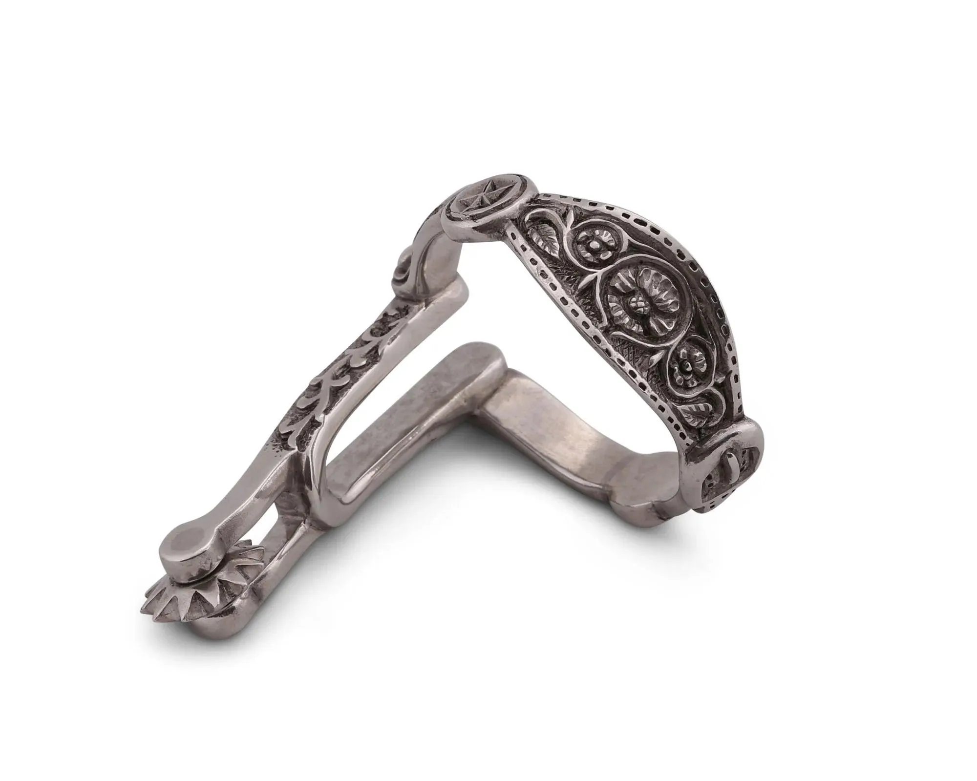 Pewter Western Spurs Napkin Ring