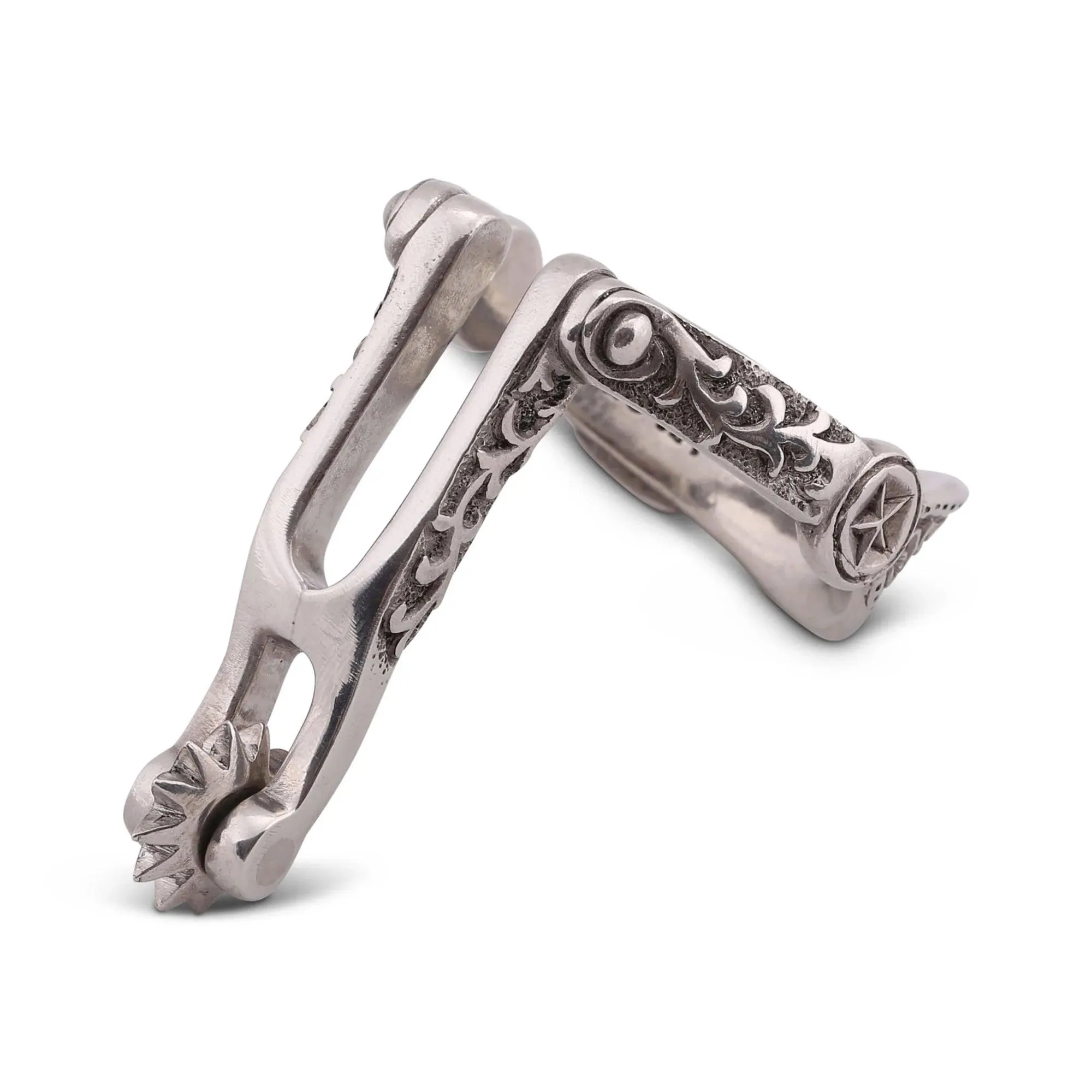 Pewter Western Spurs Napkin Ring