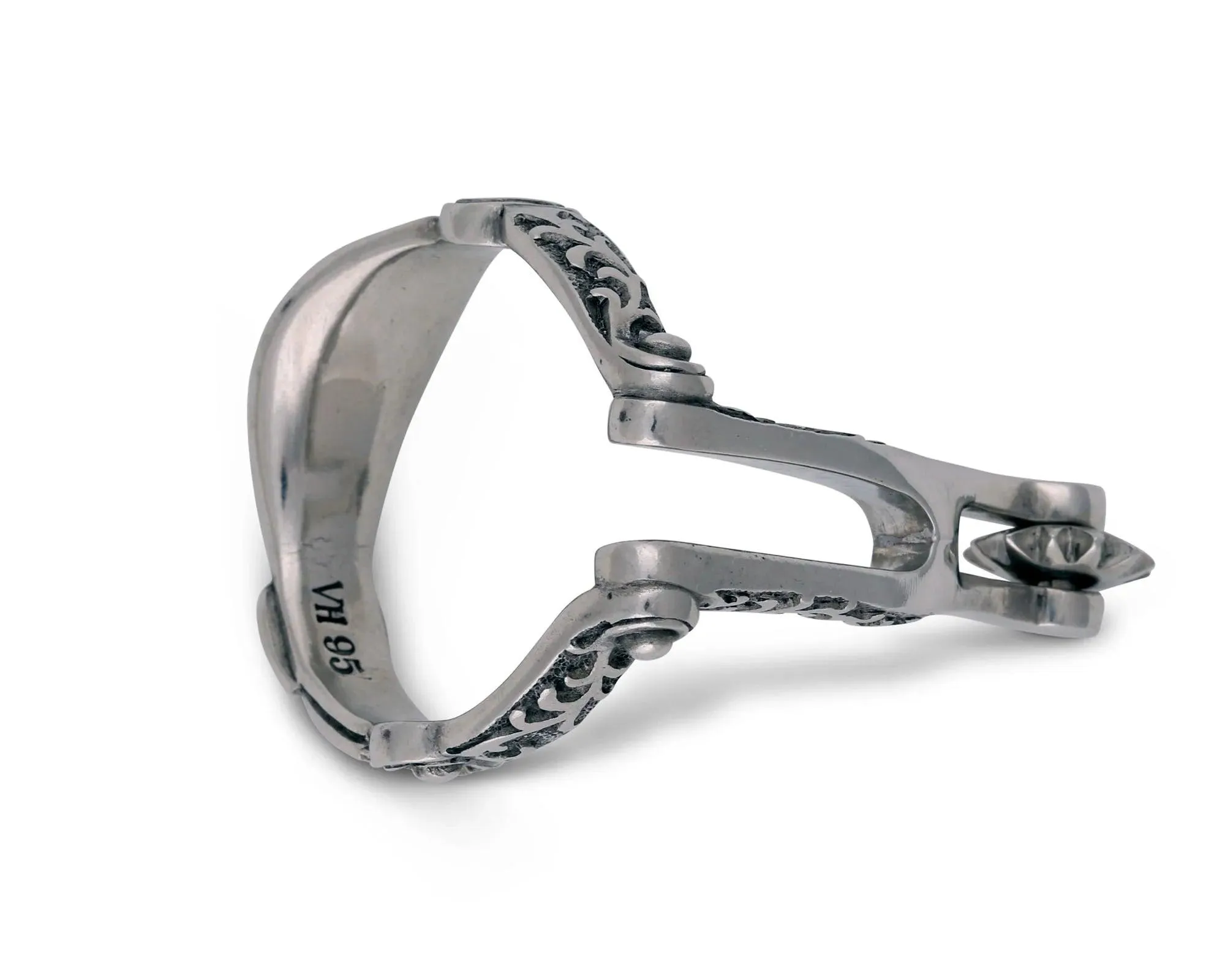 Pewter Western Spurs Napkin Ring