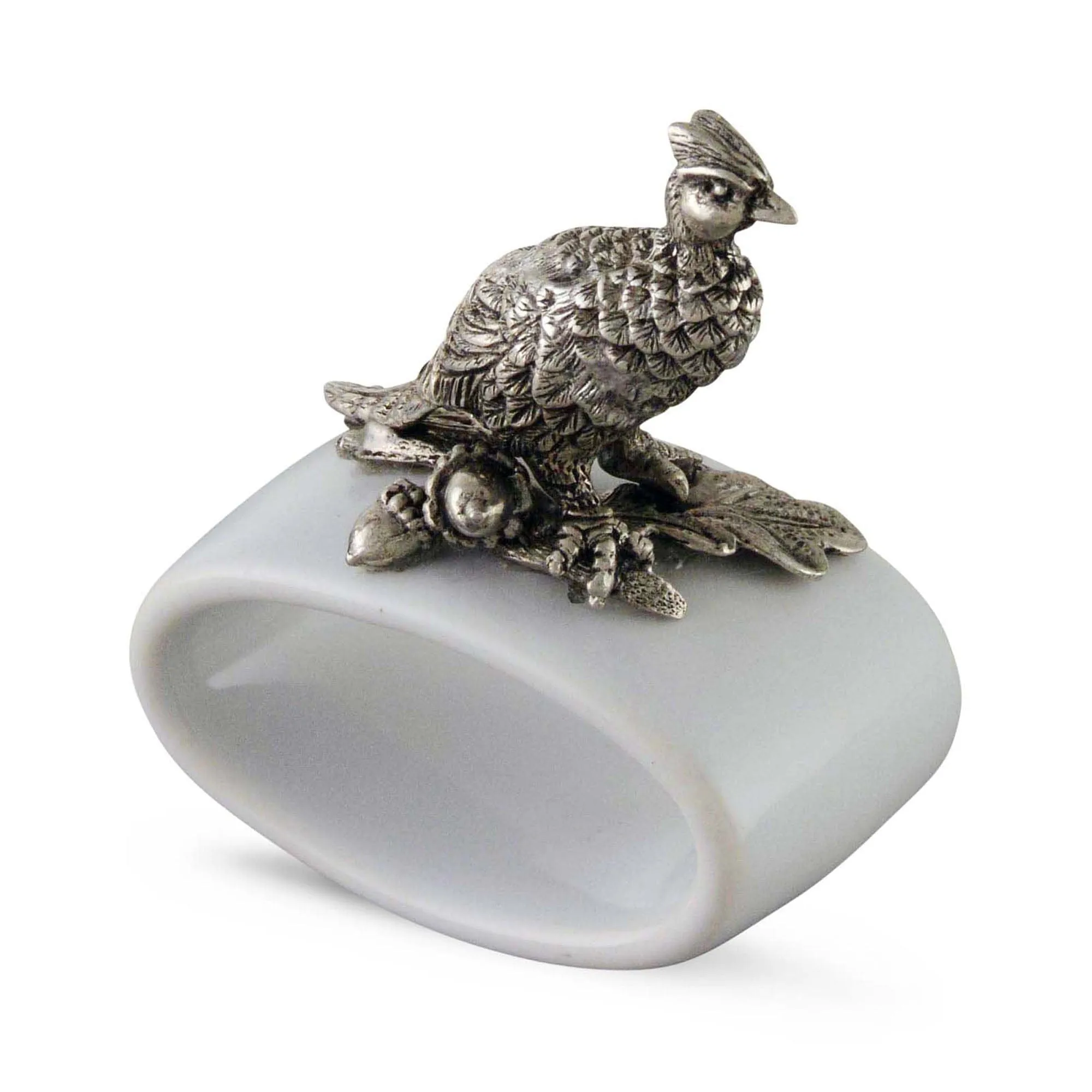 Pheasant Stoneware Napkin Ring blender, kitchen appliance