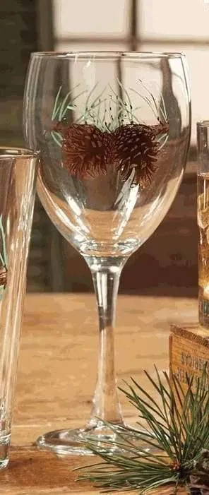 Pine Cone Glassware Collection