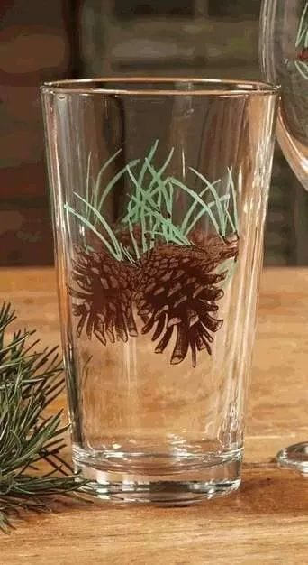 Pine Cone Glassware Collection