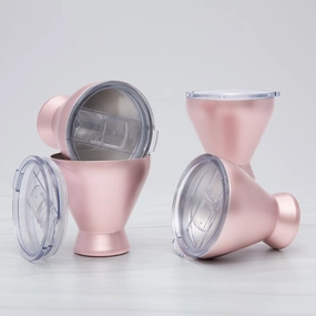 Pink Insulated Cocktail Tumblers - Set Of 4
