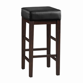 Pittsville Bar Stool - Espresso, Black - Set of Two