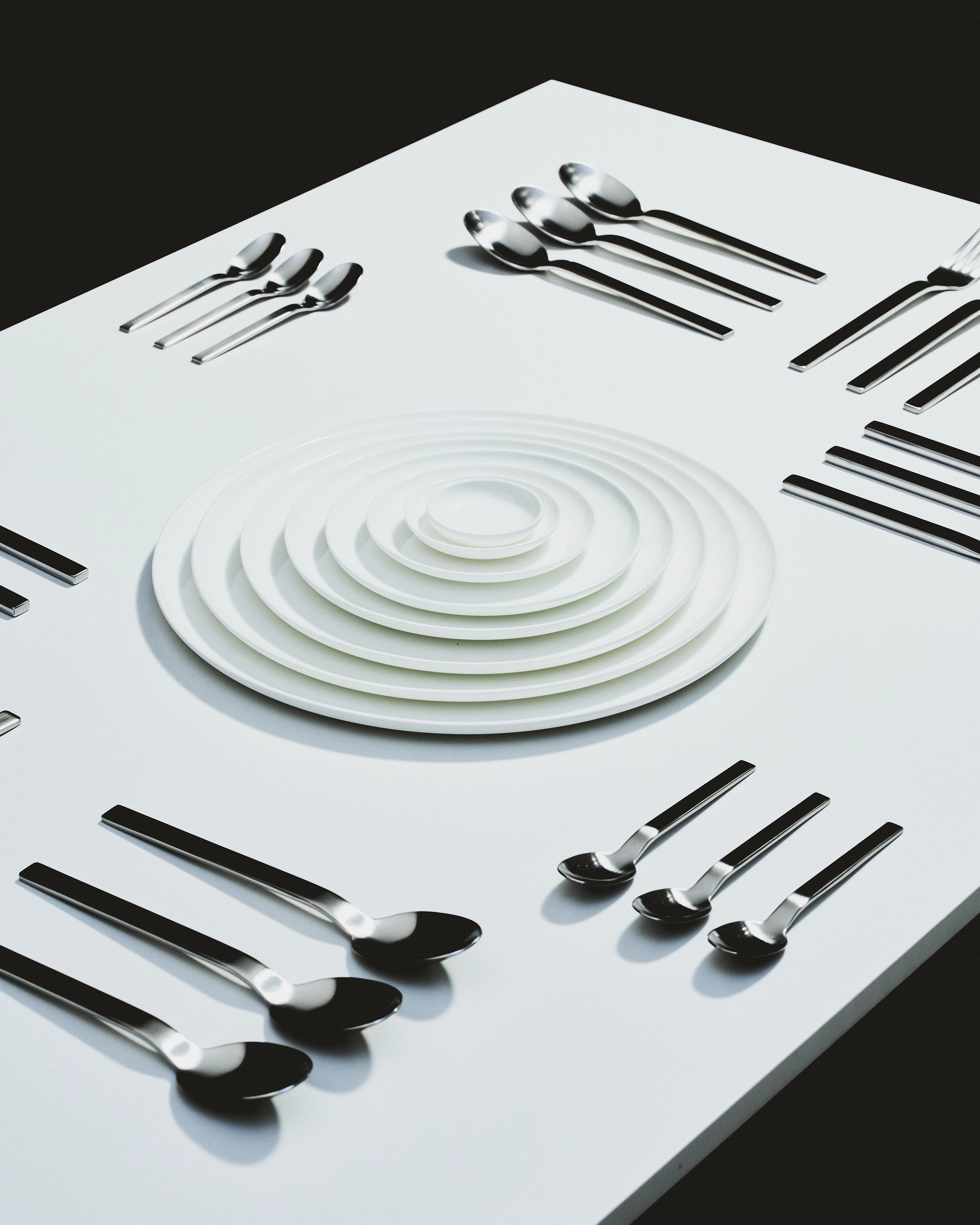 Plate low white Base