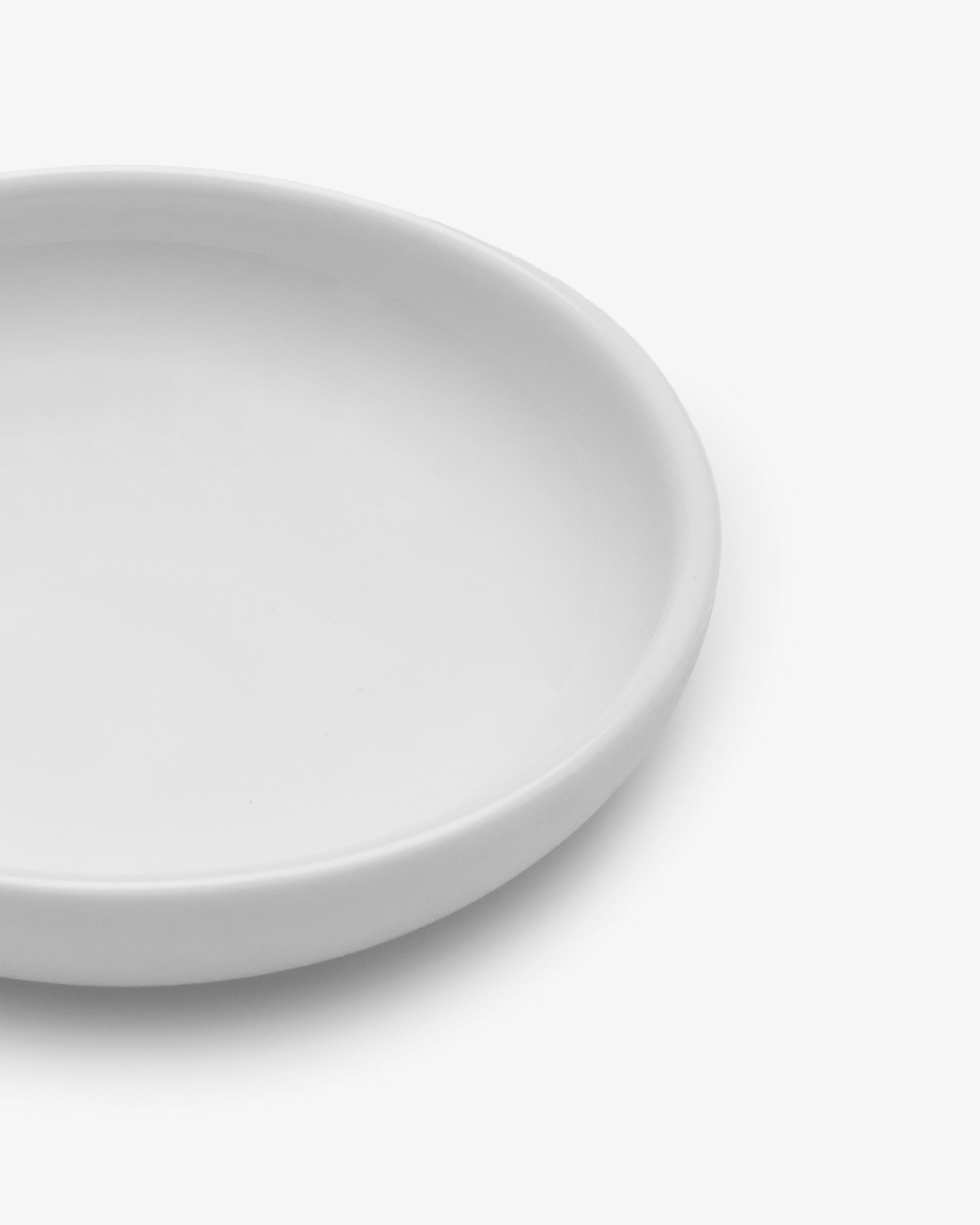 Plate low white Base
