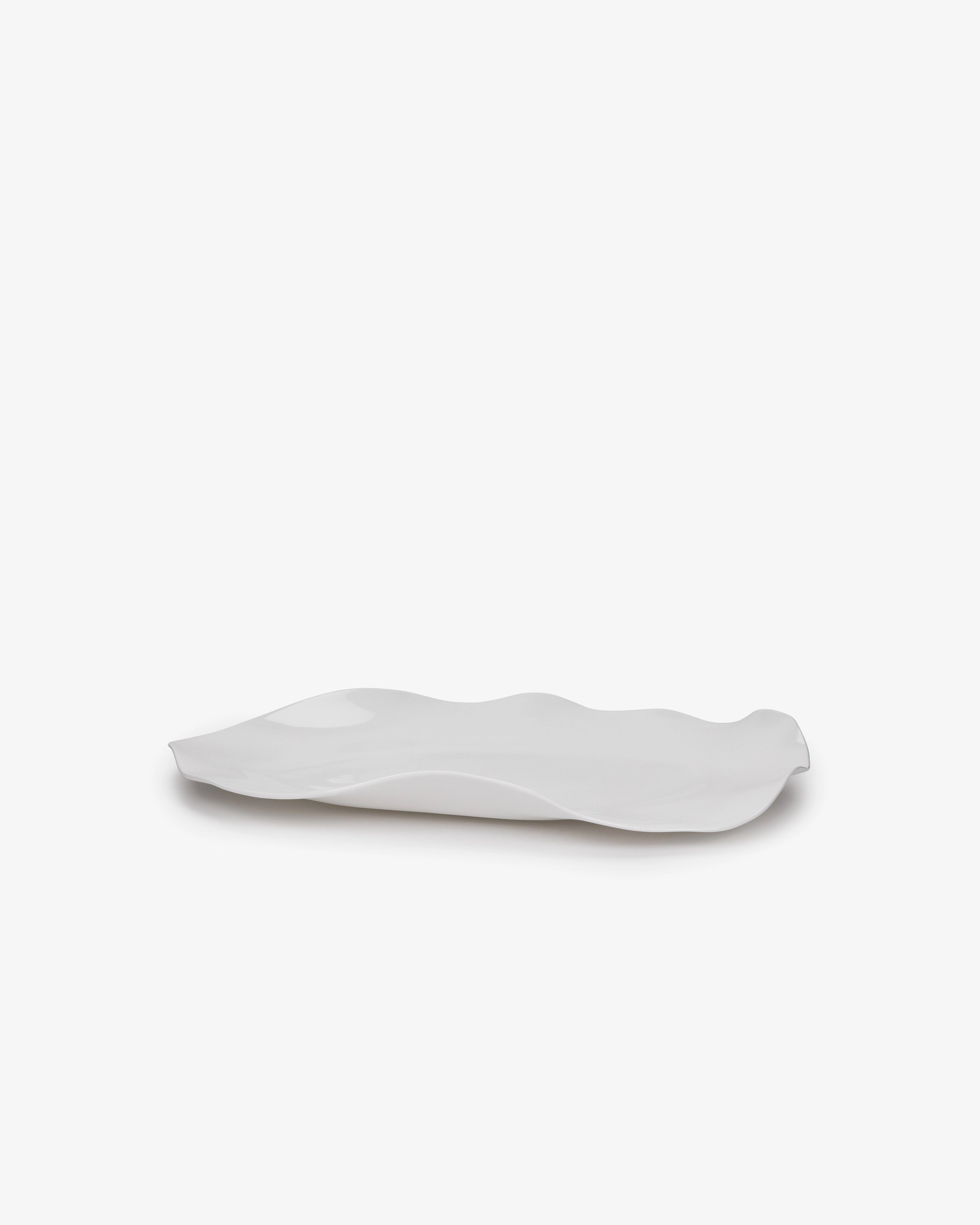 Plate oval Daenkei L white Perfect Imperfection