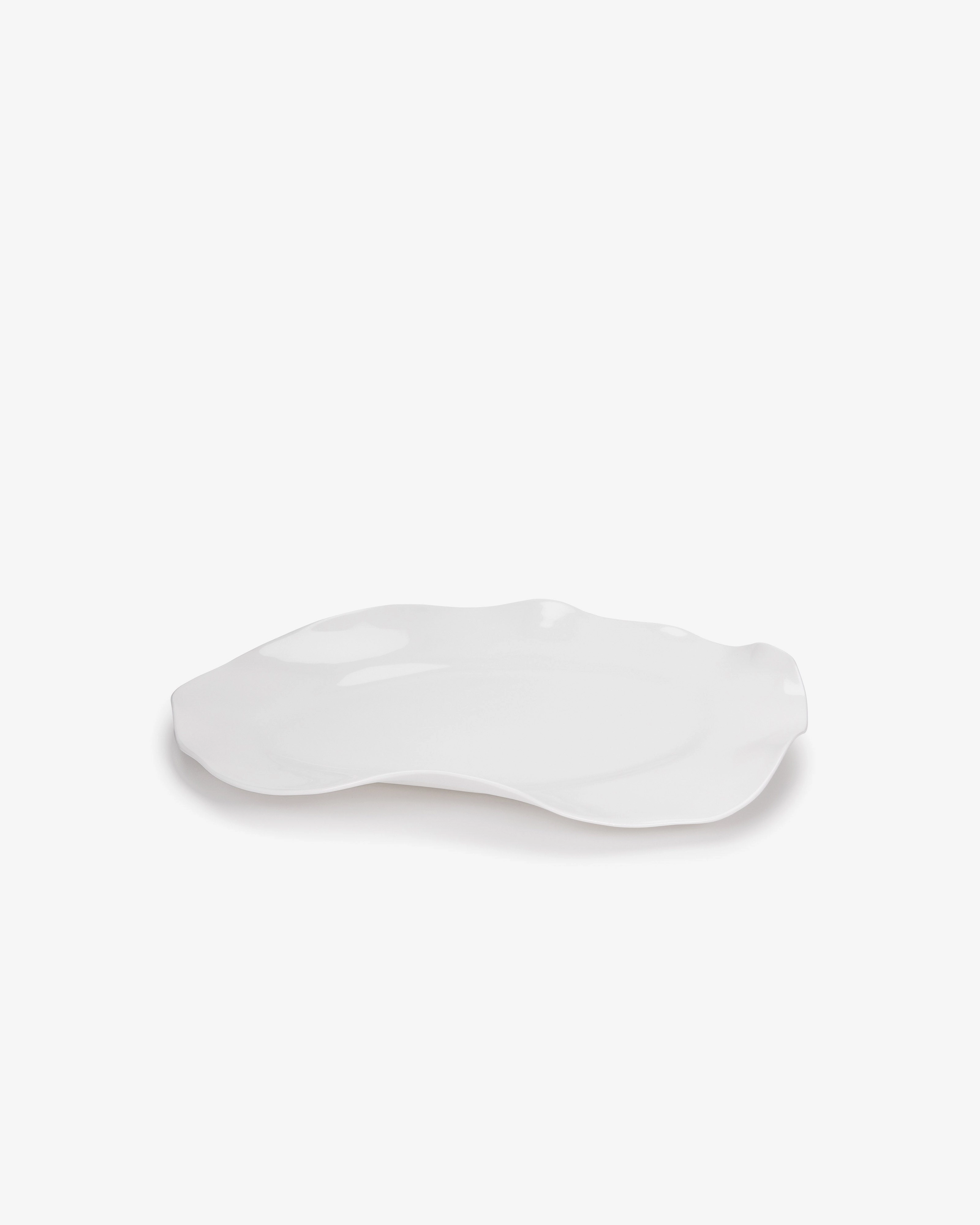 Plate oval Daenkei L white Perfect Imperfection