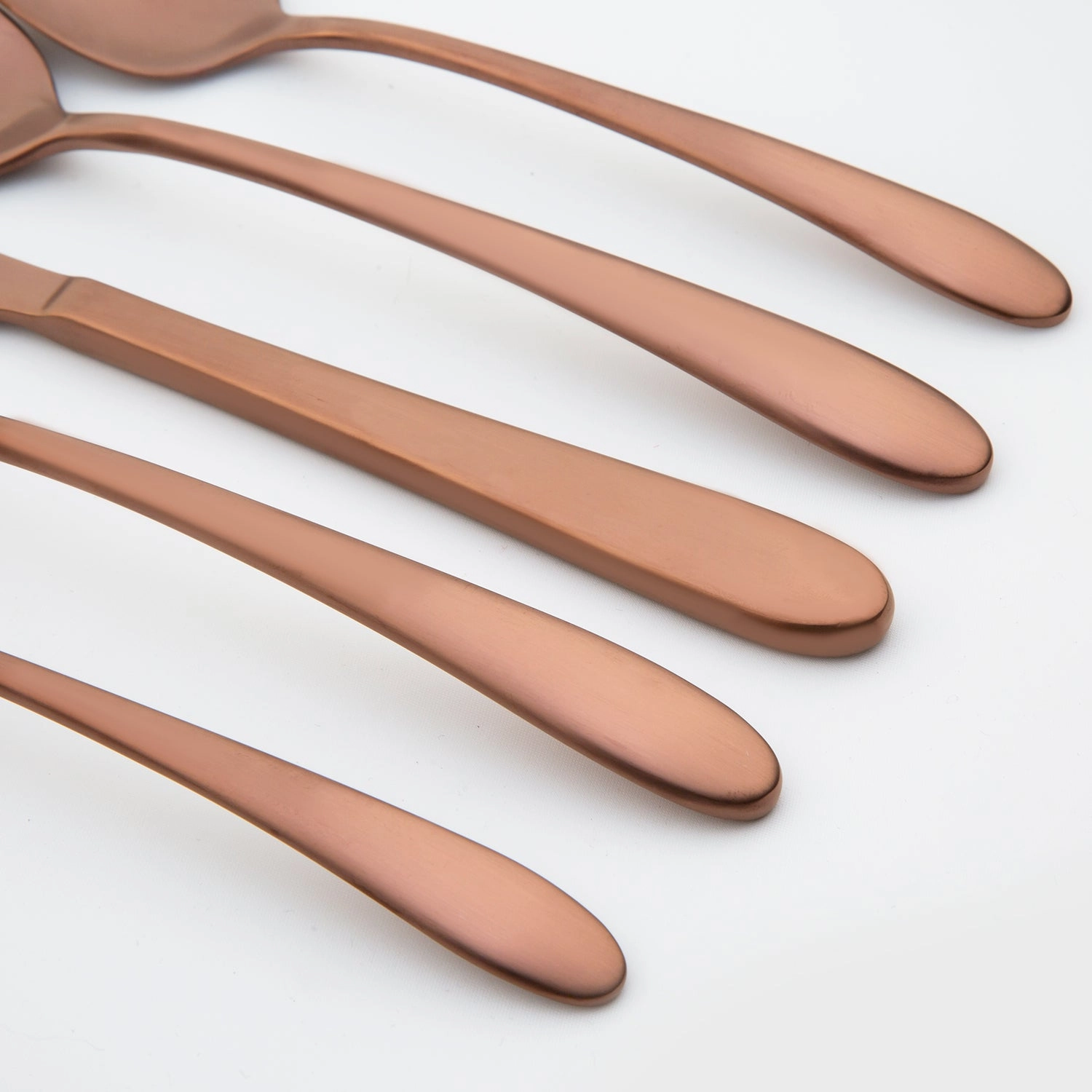 Poet Copper Satin 20 Piece Flatware Set