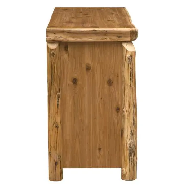 Premium Cedar Log 7 Drawer Dresser