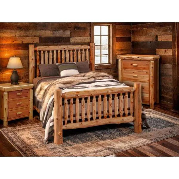 Premium Cedar Log Chest of Drawers - 3 Sizes