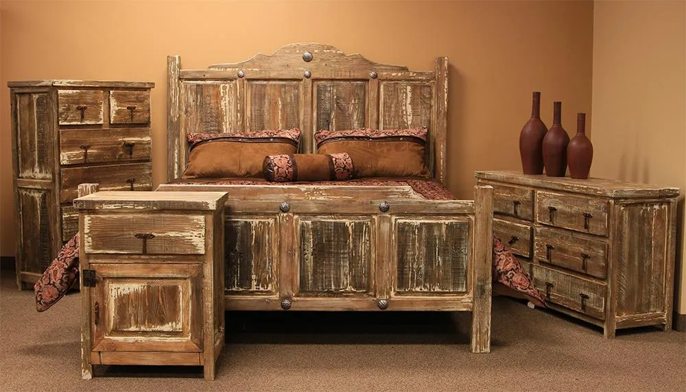 Puebla Hacienda Rustic Bed