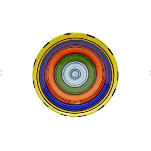 Puebla Stripe Salad Plates 9" toilet seat cover, slow close seat