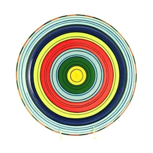 Puebla Stripe Serving Plate toilet seat cover, slow close seat