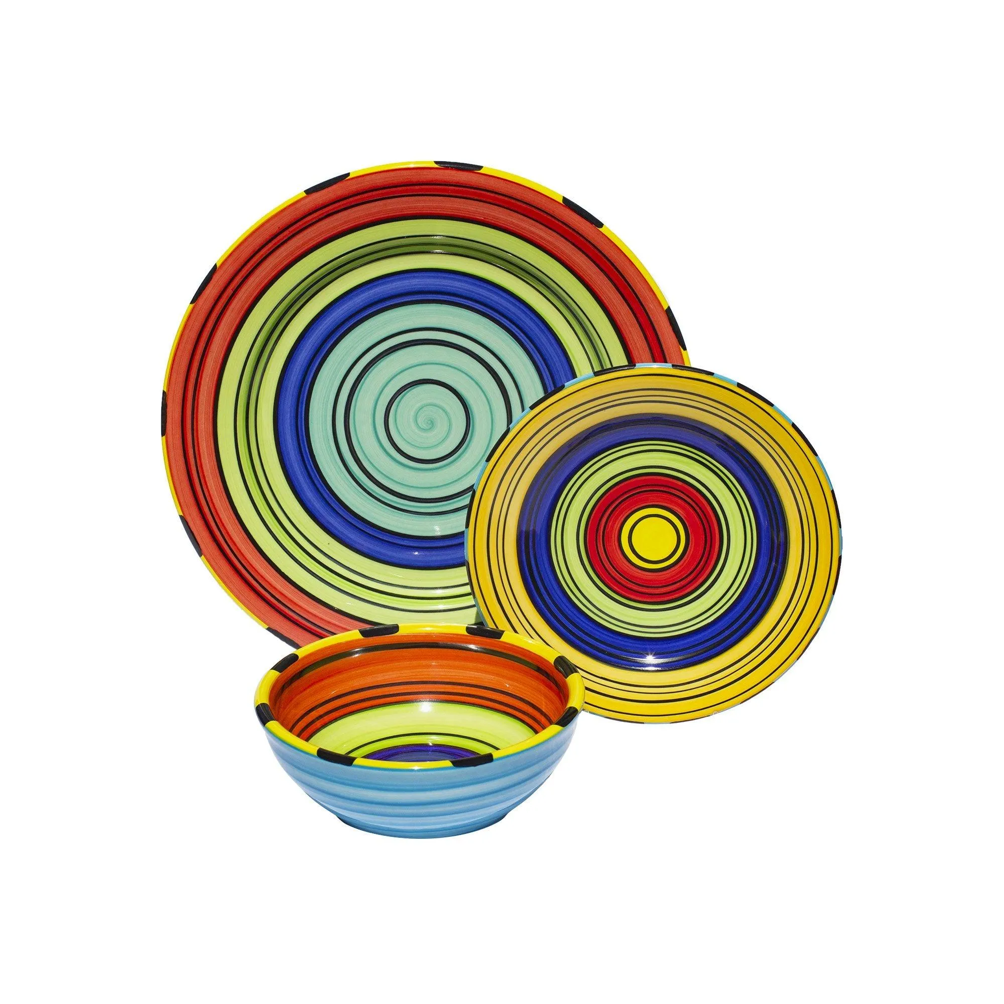 Puebla Stripes - Colorful Dinnerware