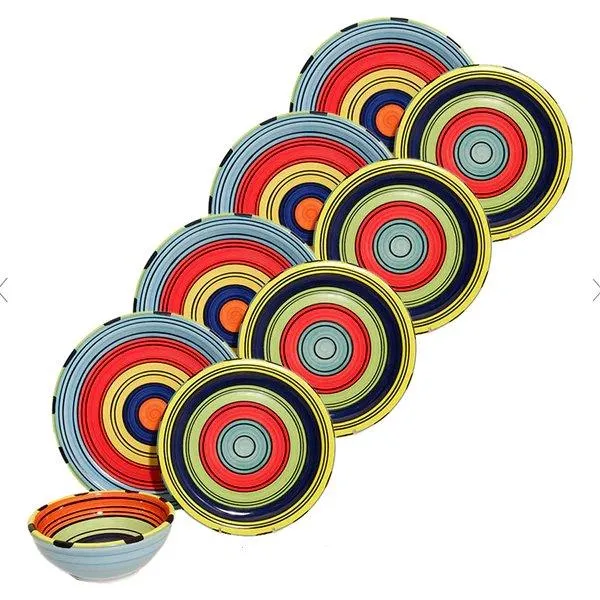 Puebla Stripes - Colorful Dinnerware