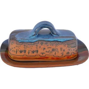 Pueblo Ruins Butter Dish kitchen utensils, spatula set