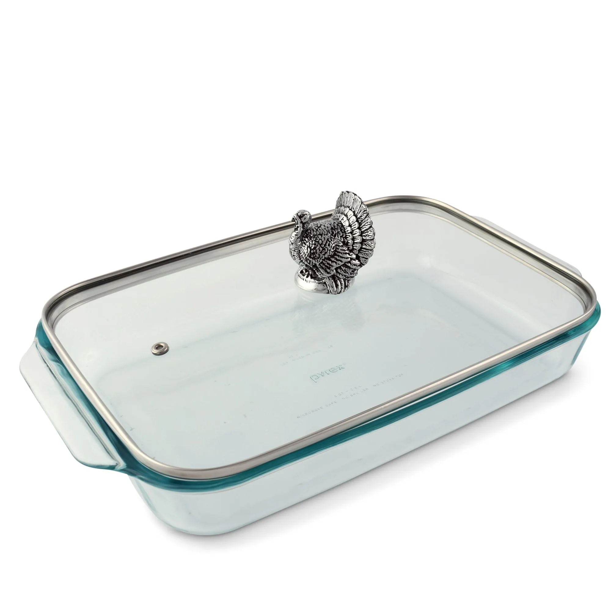 Pyrex Baking Dish w/ Turkey Lid Handle