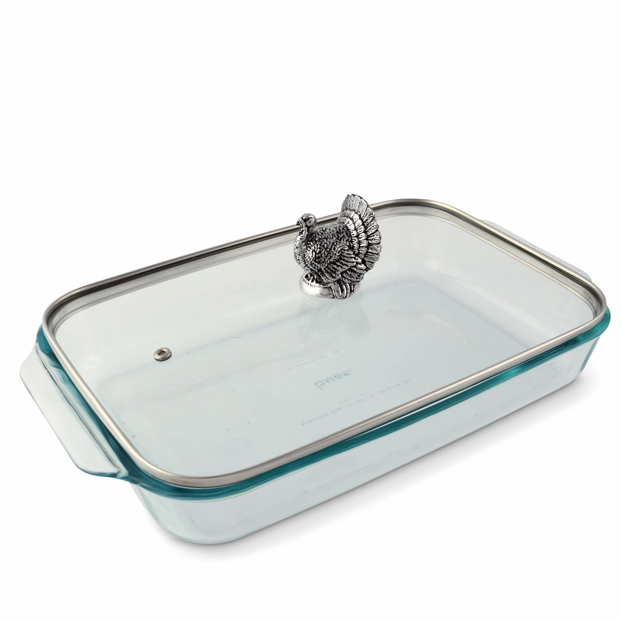 Pyrex Baking Dish w/ Turkey Lid Handle