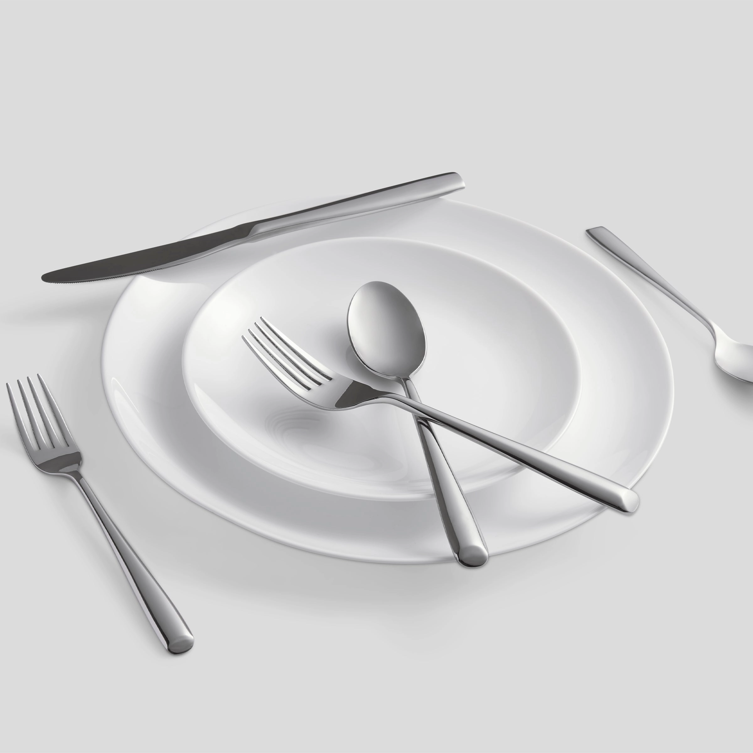 Rachel Mirror 20 Piece Flatware Set