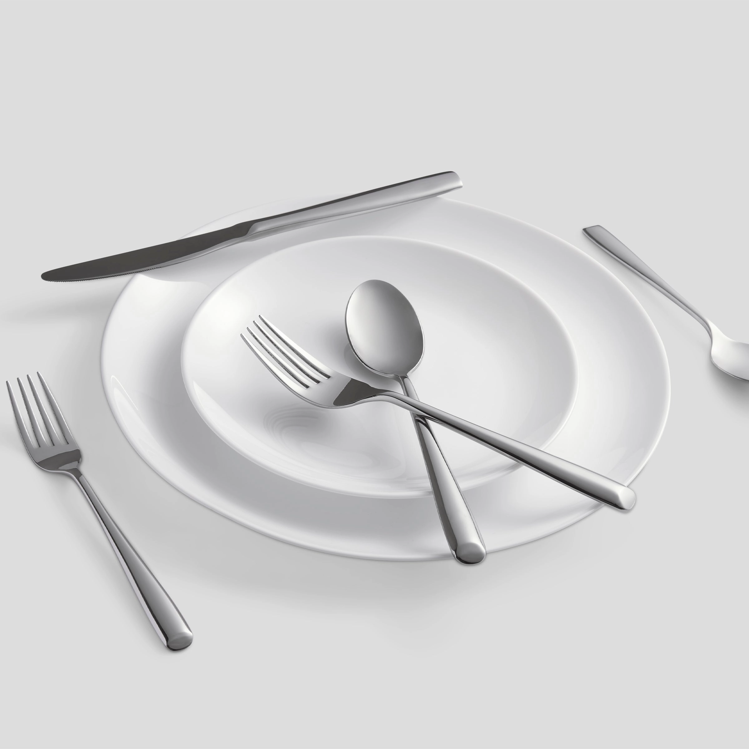 Rachel Mirror 20 Piece Flatware Set