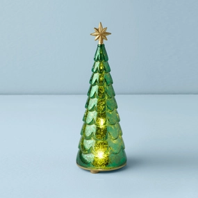 Radiant Light Lit Jewel Tone Tree