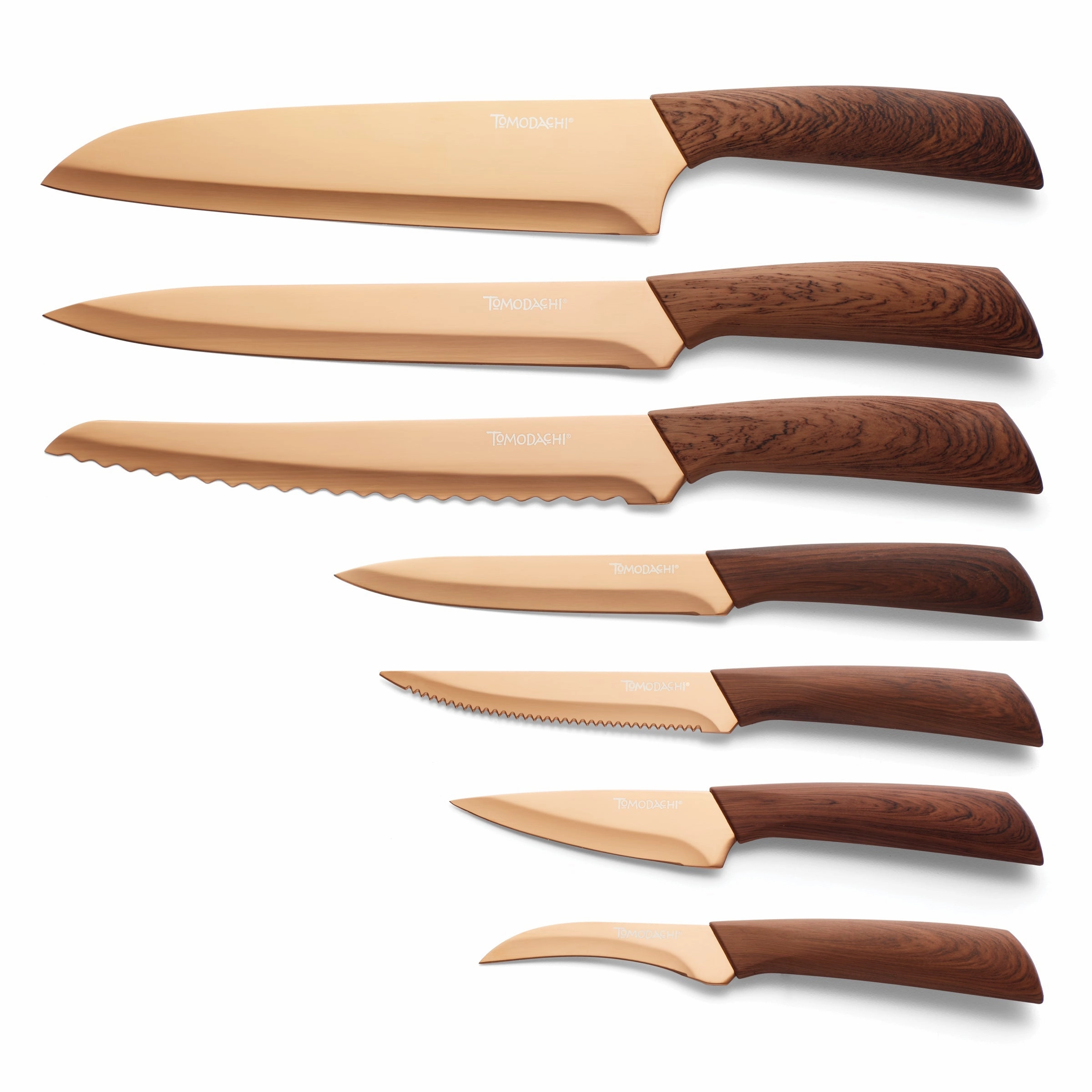 Raintree Copper 13 Piece Cutlery Block Set