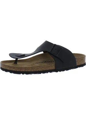 Ramses BS Womens Faux Leather Slip On Slide Sandals