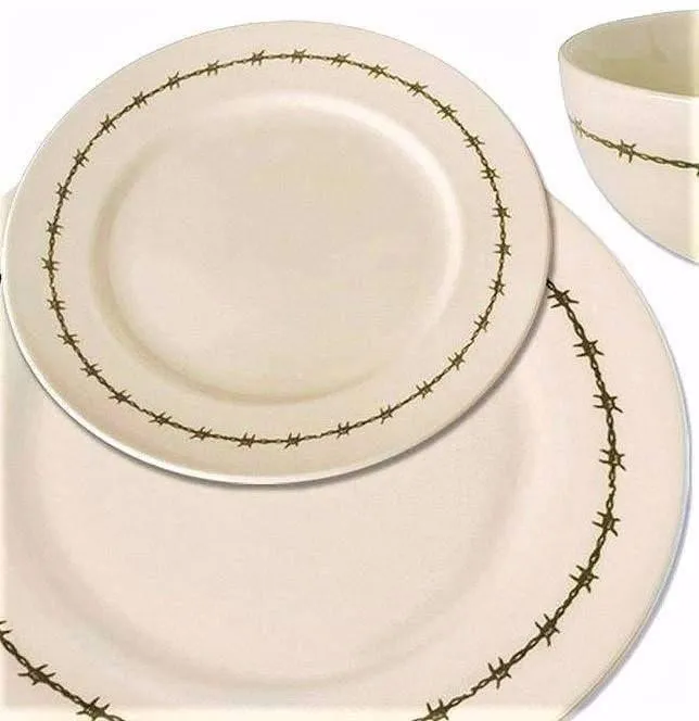 Ranch Style Dinnerware w/ Barbed Wire