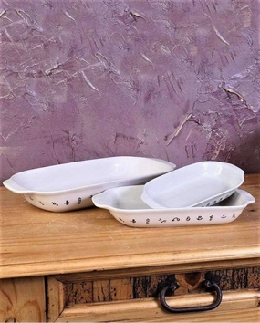 Ranch Brands Casserole Dishes - 3 PC Set baking dish, nonstick cookware