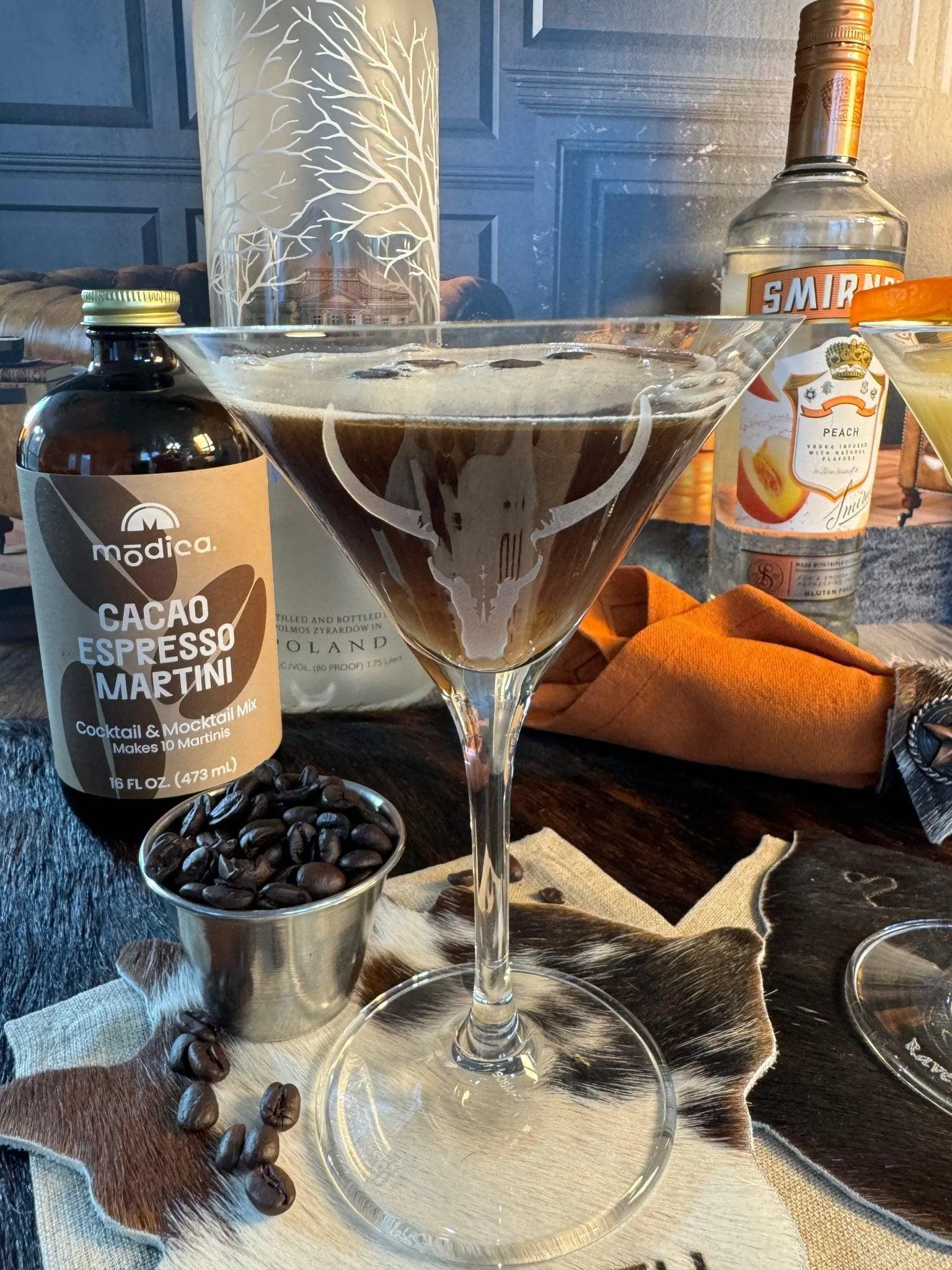 Ravenscroft Crystal Martini Glasses - Longhorn