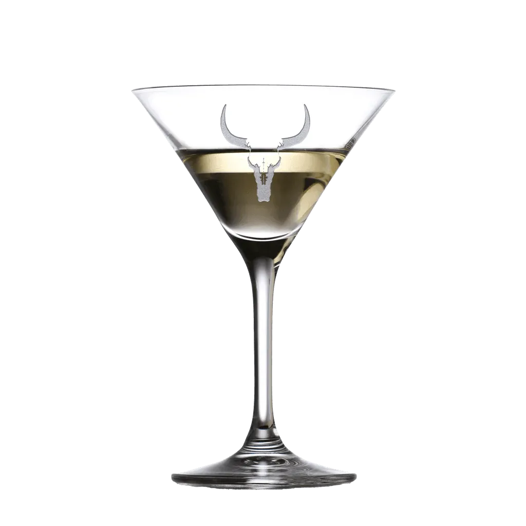 Ravenscroft Crystal Martini Glasses - Longhorn