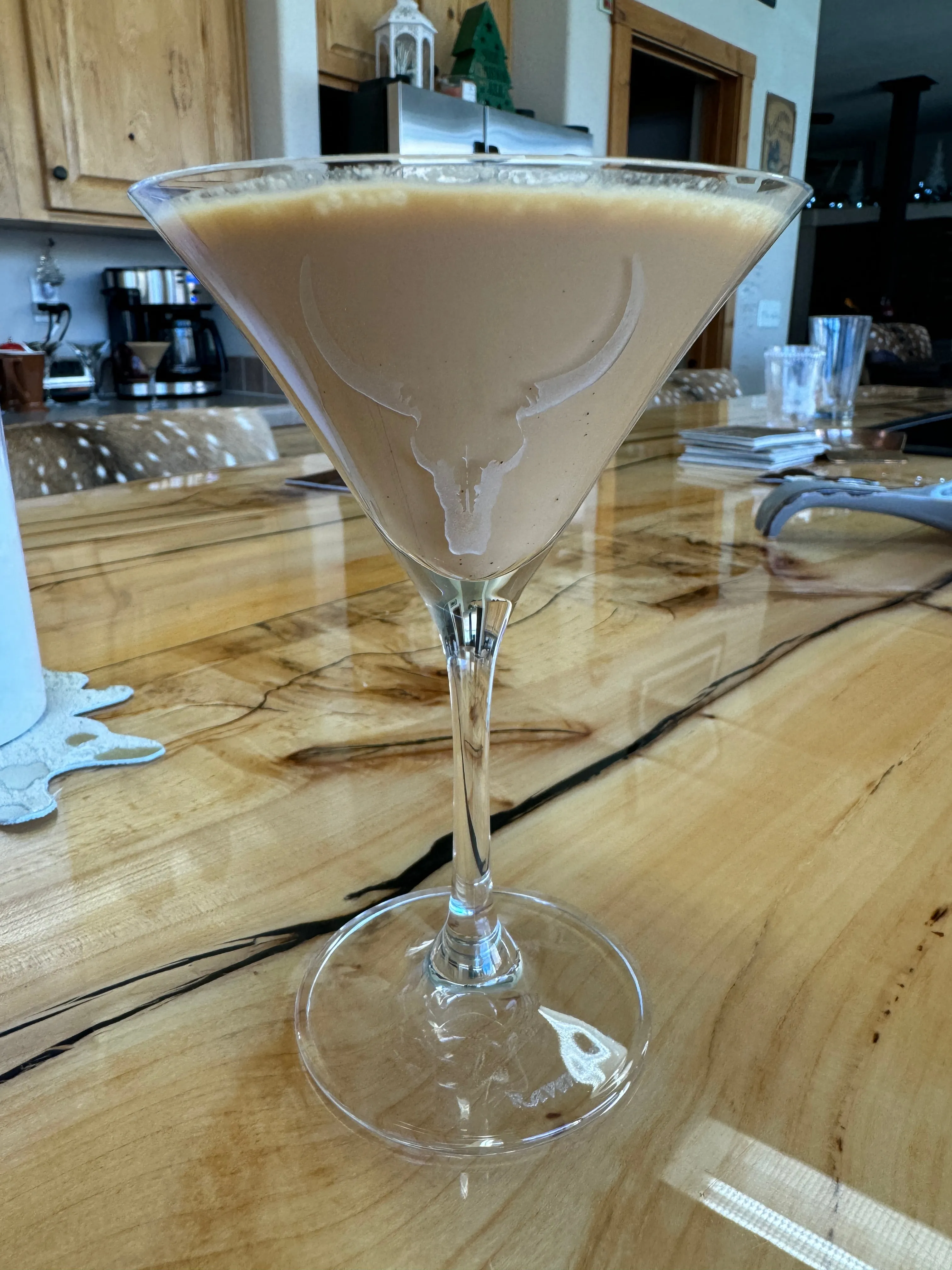Ravenscroft Crystal Martini Glasses - Longhorn