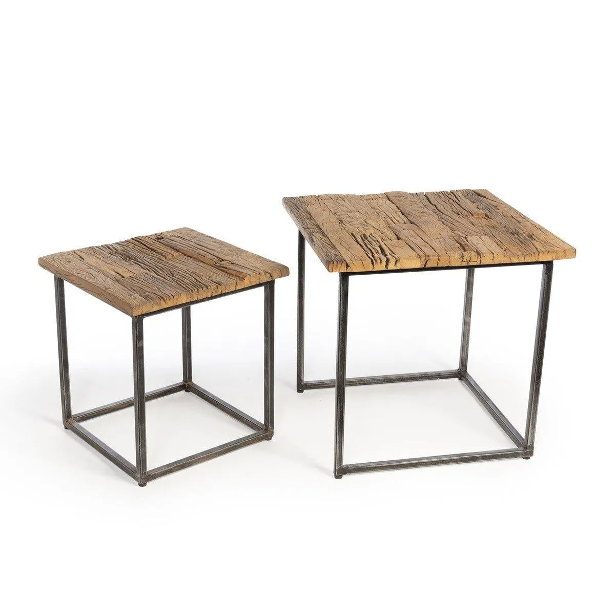 Reclaimed Railway Side Tables
